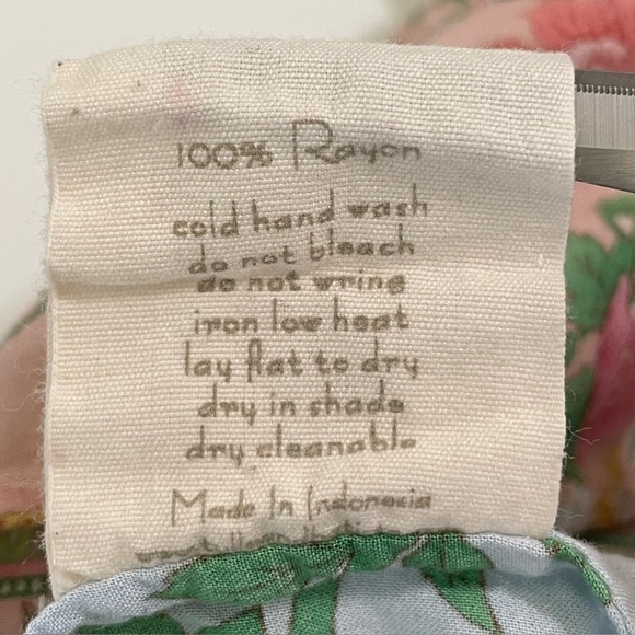 Tulle & Batiste Hosannah Culottes Floral Wide Leg Boho Ankle Pant Lotus M / L - Picture 16 of 16